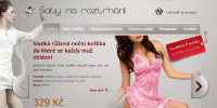 Eshop šaty na roztrhání homepage